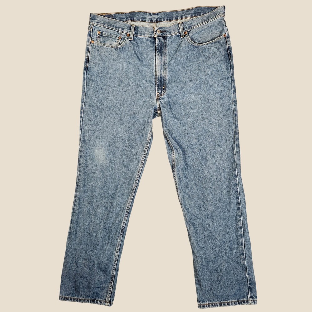 Levi's 550 Relaxed Fit Jeans Mens 40x32 Light Wash Excellent Denim 00550-4891